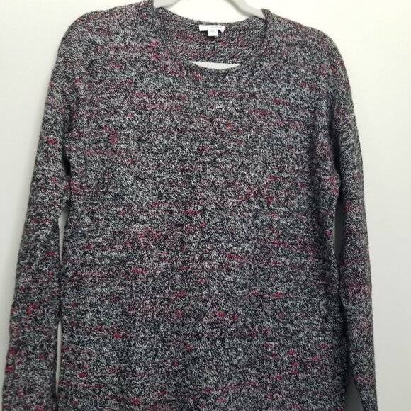 Pure J Jill Small Cashmere Wool Blend Knit Marbled Tunic Sweater Chunky Textured - Picture 4 of 15